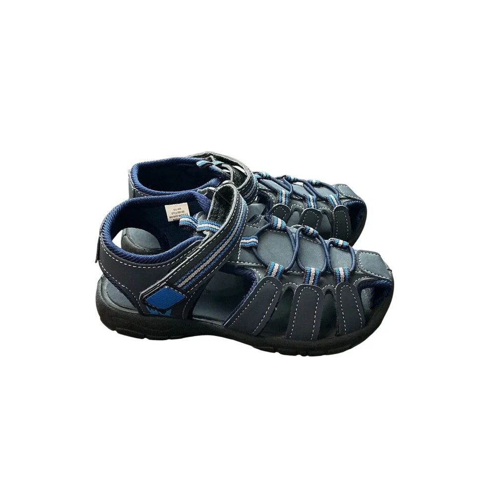 Rugged Bear Boys Navy Blue Closed Toe Fisherman Sandals Size 11 RB81480‎